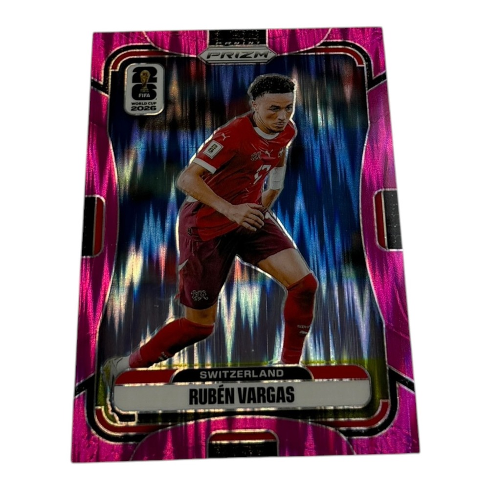2026 Panini Prizm FIFA World Cup Ruben Vargas Pink Mojo Prizm 074/195 #424